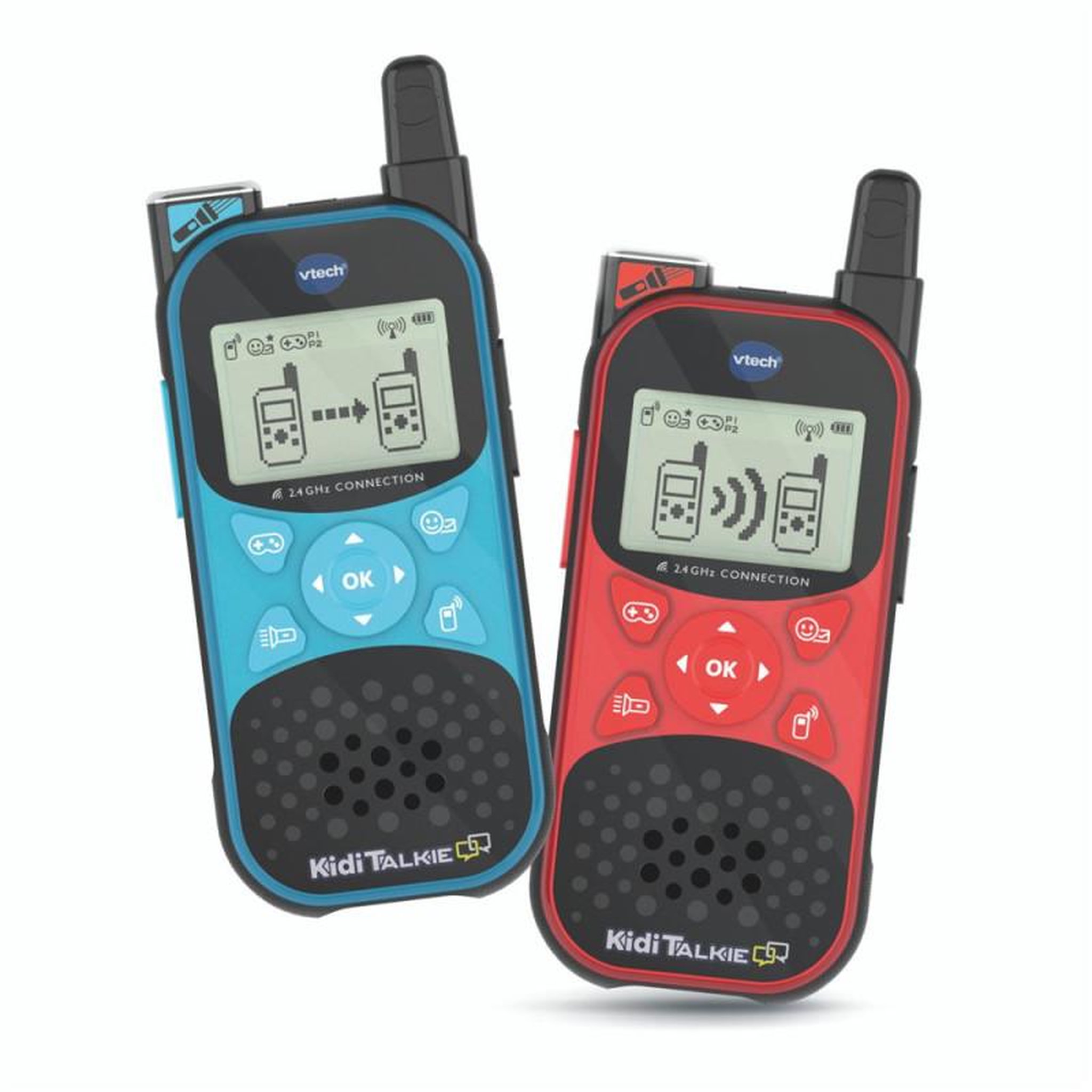 VTECH Set de 2 Talkies Walkies Vtech Kidi Explorer Rouge et Bleu