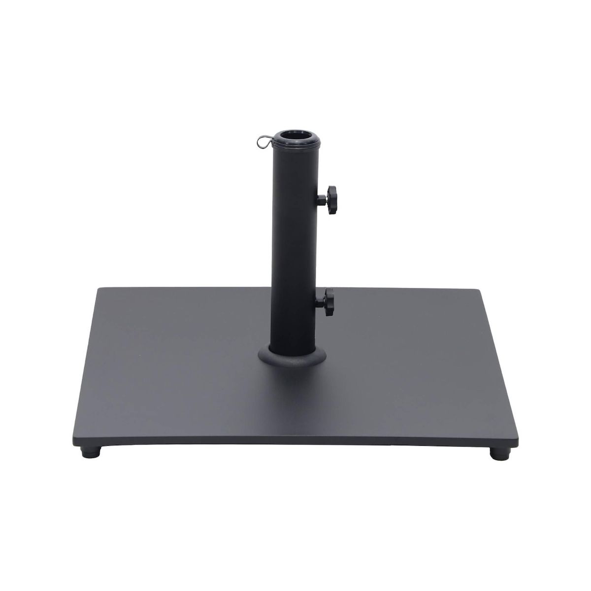 SWEEEK Pied carré en acier pour parasol à mât central - Terra