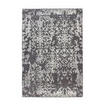 Paris Prix Tapis Jacquard Vintage  River  Gris & Anthracite. Coloris disponibles : Gris