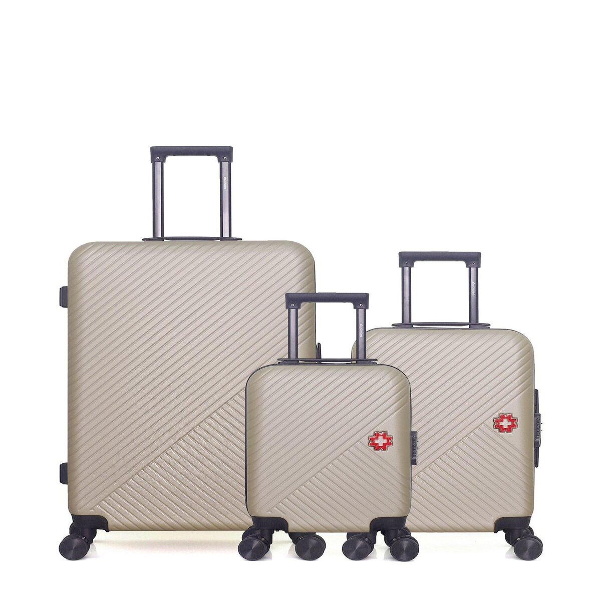 SWISS KOPPER SWISS KOPPER - LOT DE 3 - Valises grand format, cabine et cabine XXS SPIEZ