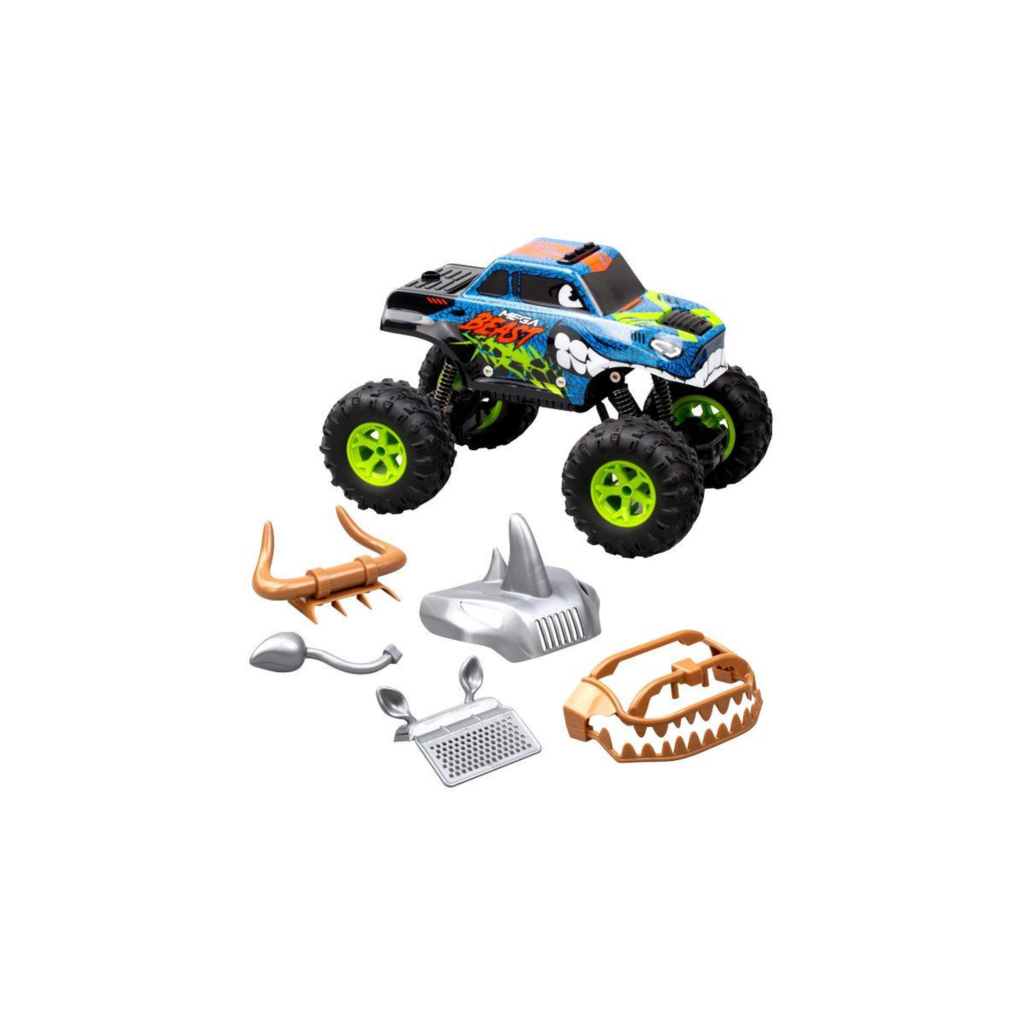 Voir la diapositive 2 : SILVERLIT Mega beast 2.4 ghz - 1:12 - crawler modulable