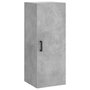 Voir la diapositive 5 : VIDAXL Buffet haut Gris beton 34,5x34x180 cm Bois d'ingenierie