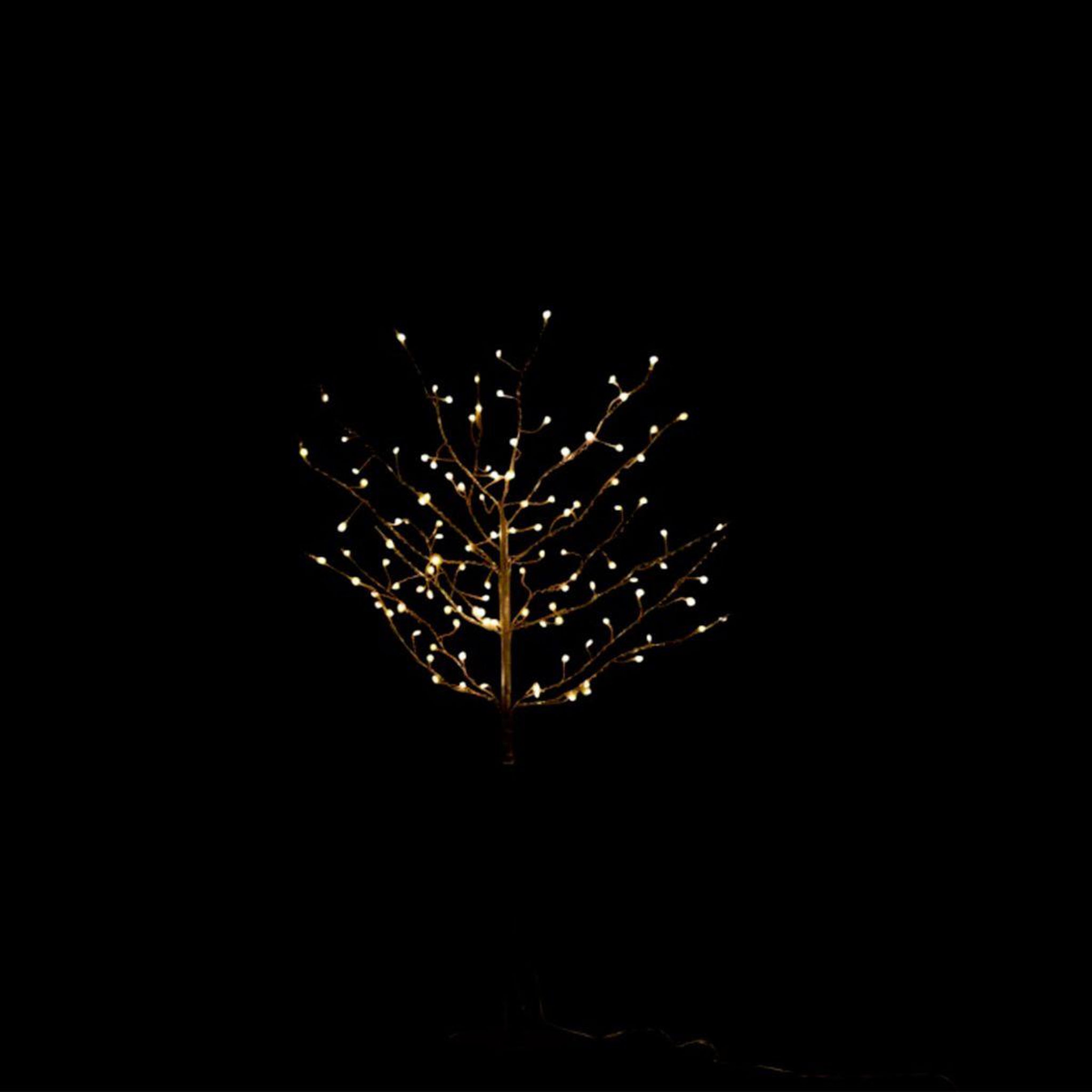 Voir la diapositive 3 : J-LINE Plante artificielle déco led  arbre nu  100cm noir