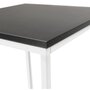 Paris Prix Table d'Appoint Design  Relia  103cm Noir & Blanc