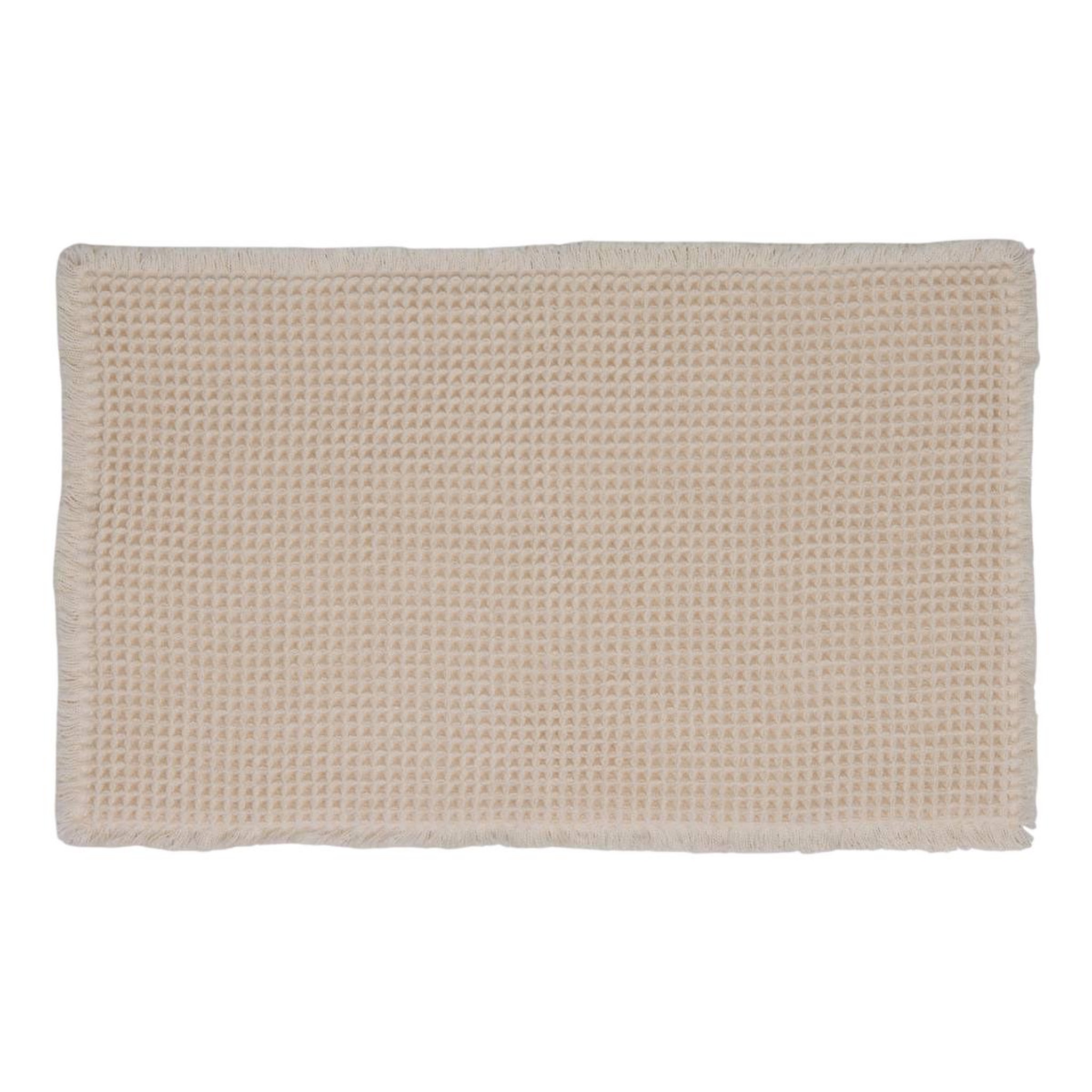 FIVE Tapis de bain  waffle  50x80cm beige
