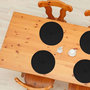 Voir la diapositive 2 : SECRET DE GOURMET Lot 6x Set de table Tressé Rond