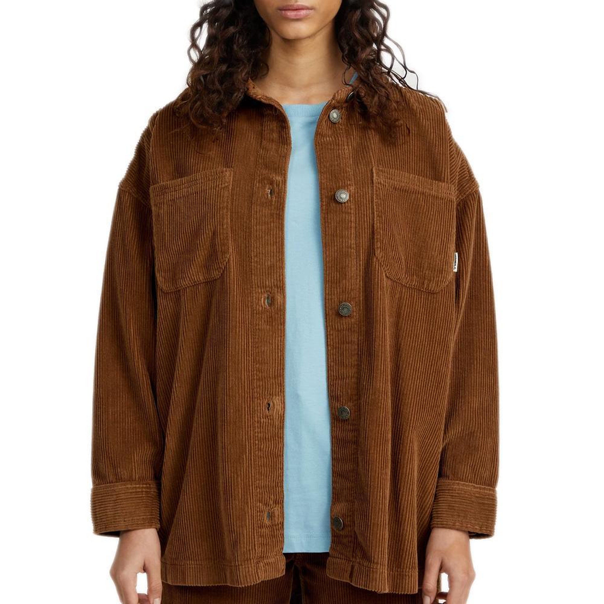 O'NEILL Chemise Marron Femme O'Neill Cord. Coloris disponibles : Marron