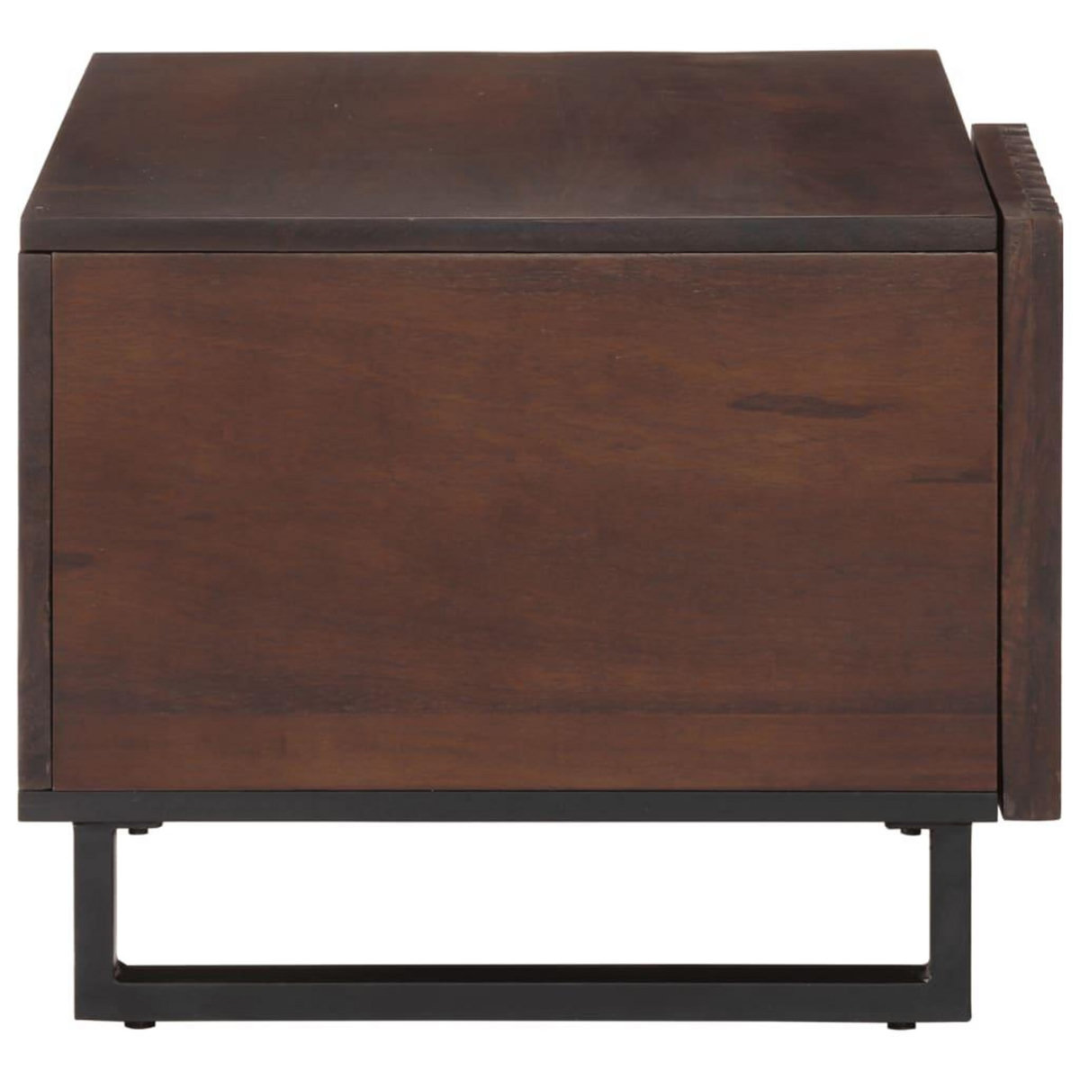VIDAXL Table basse marron 80x51x40 cm bois de massif manguier