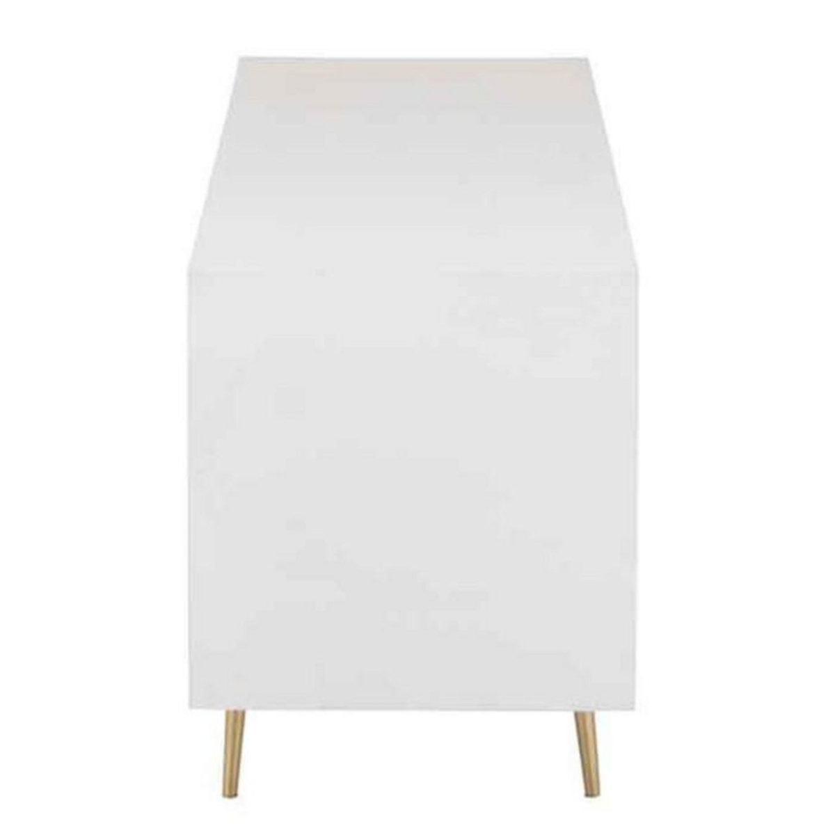 Paris Prix Buffet 4 Tiroirs & 2 Portes  Remina  150cm Blanc & Or