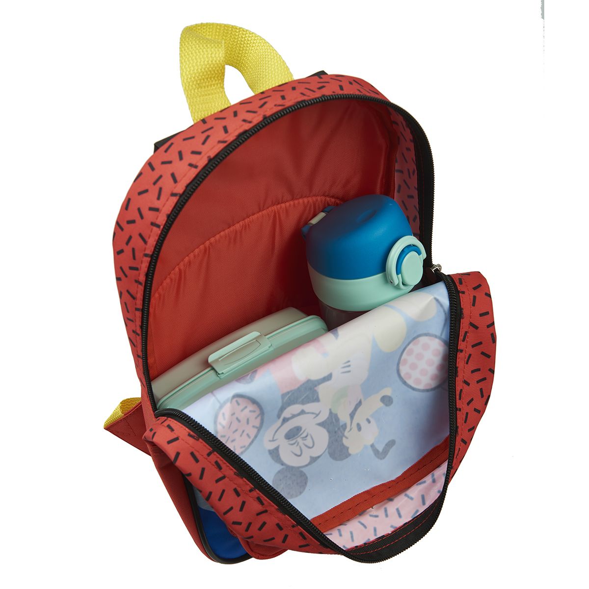 DISNEY Sac maternelle avec pochette avant bleu Mickey