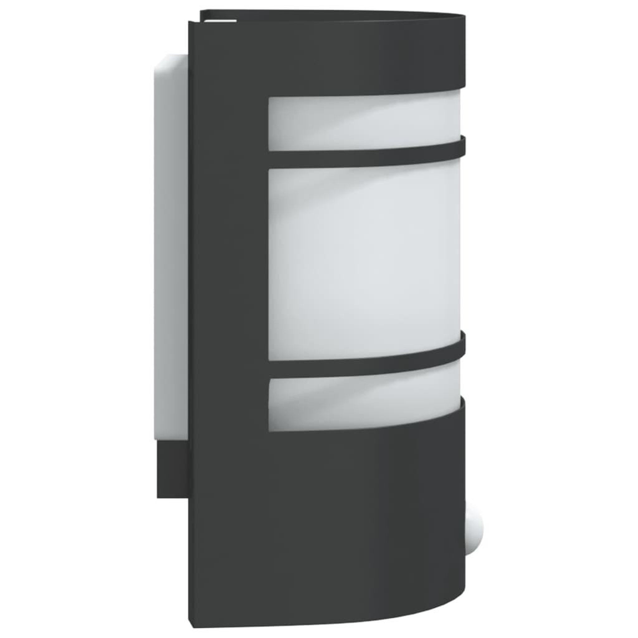 Voir la diapositive 5 : VIDAXL Appliques murales d'exterieur et capteurs 2pcs acier inoxydable