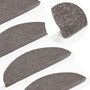 Voir la diapositive 5 : VIDAXL Tapis d'escalier auto-adhesifs 20 pcs gris 56x17x3 cm