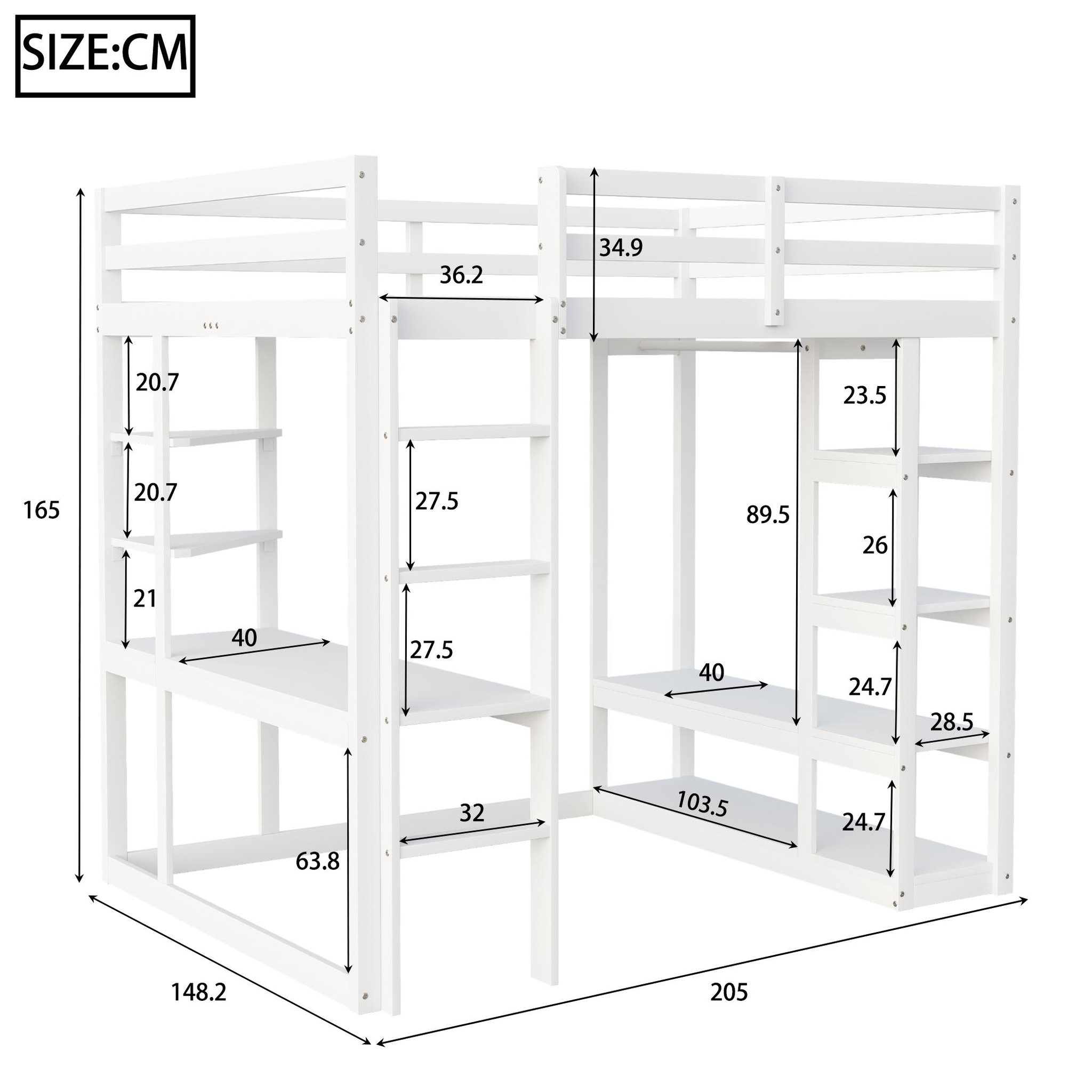 Voir la diapositive 3 : MERAX Lit mezzanine