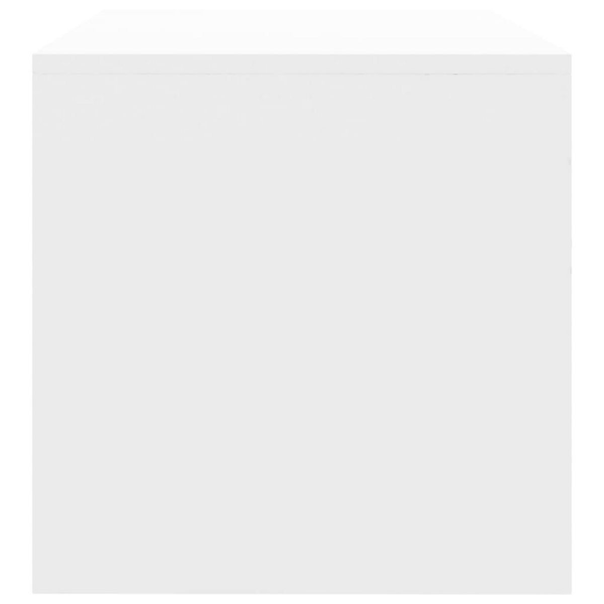 VIDAXL Meuble TV Blanc 120x40x40 cm Bois d'ingenierie