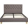 Voir la diapositive 2 : Habitat et Jardin Lit  Emmy  - 160 x 200 cm - Taupe
