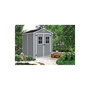 Voir la diapositive 4 : Keter KETER - Abri de jardin 4,4 m² avec plancher en résine Premium 86 Gris