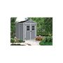 Voir la diapositive 4 : Keter KETER - Abri de jardin 4,4 m² avec plancher en résine Premium 86 Gris