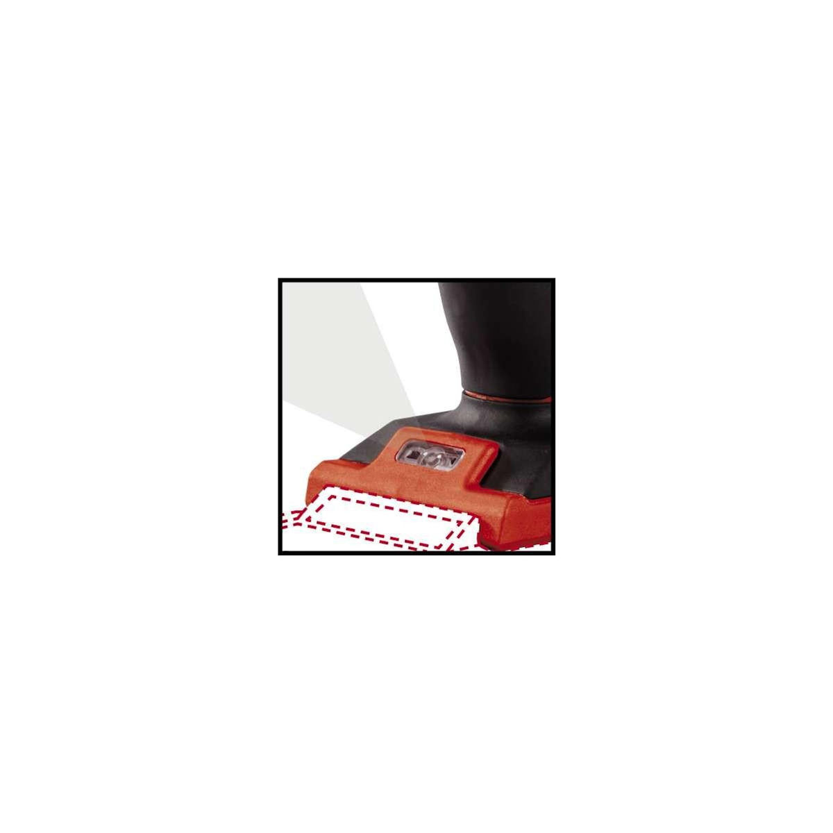 Einhell Einhell TE-CD 18/40 Li-Solo 1500 tr/min Sans clé 1,1 kg Noir, Rouge