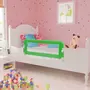 VIDAXL Barriere de lit pour enfants 102x42 cm Vert