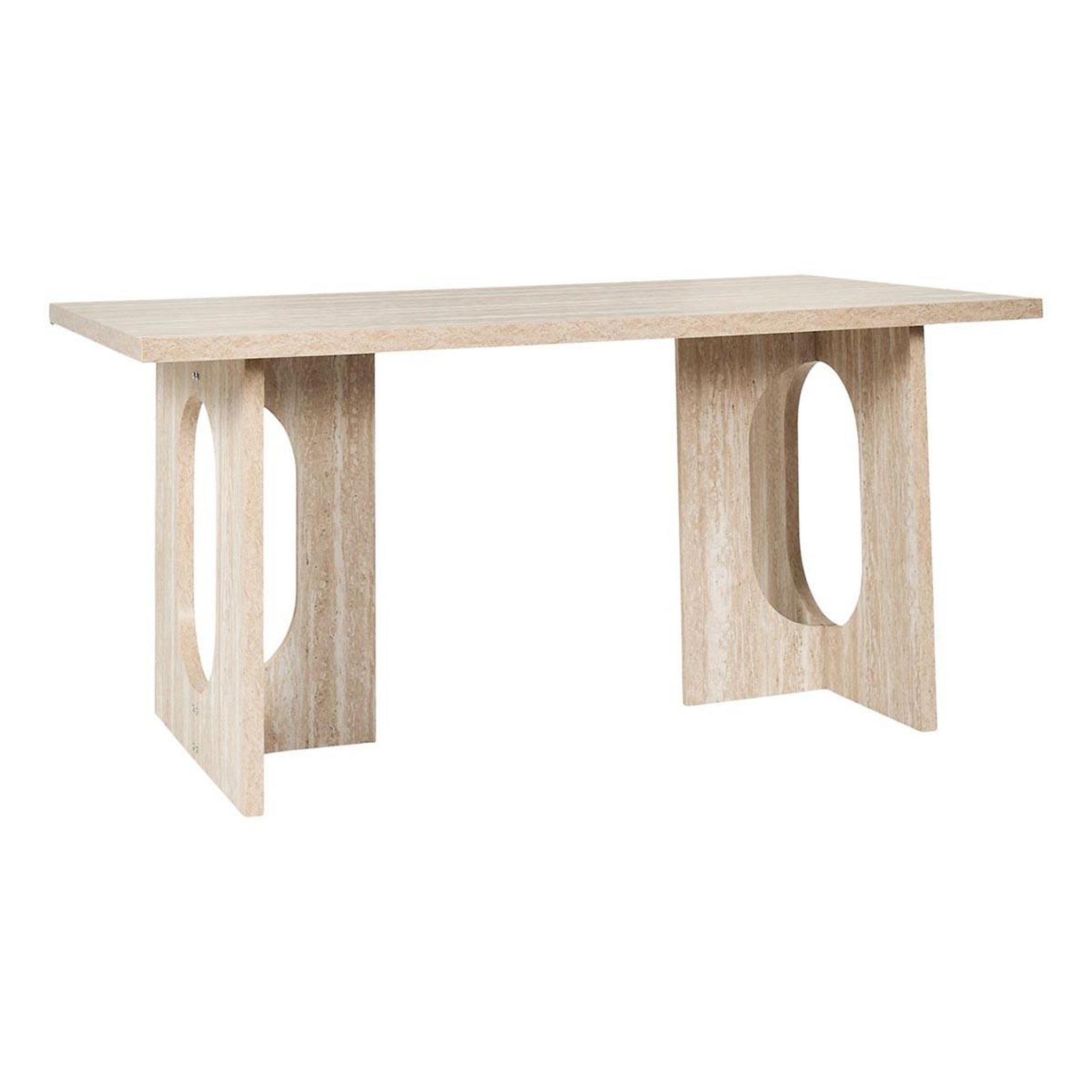 The Home Deco Factory Table à manger design  pietra  160cm beige