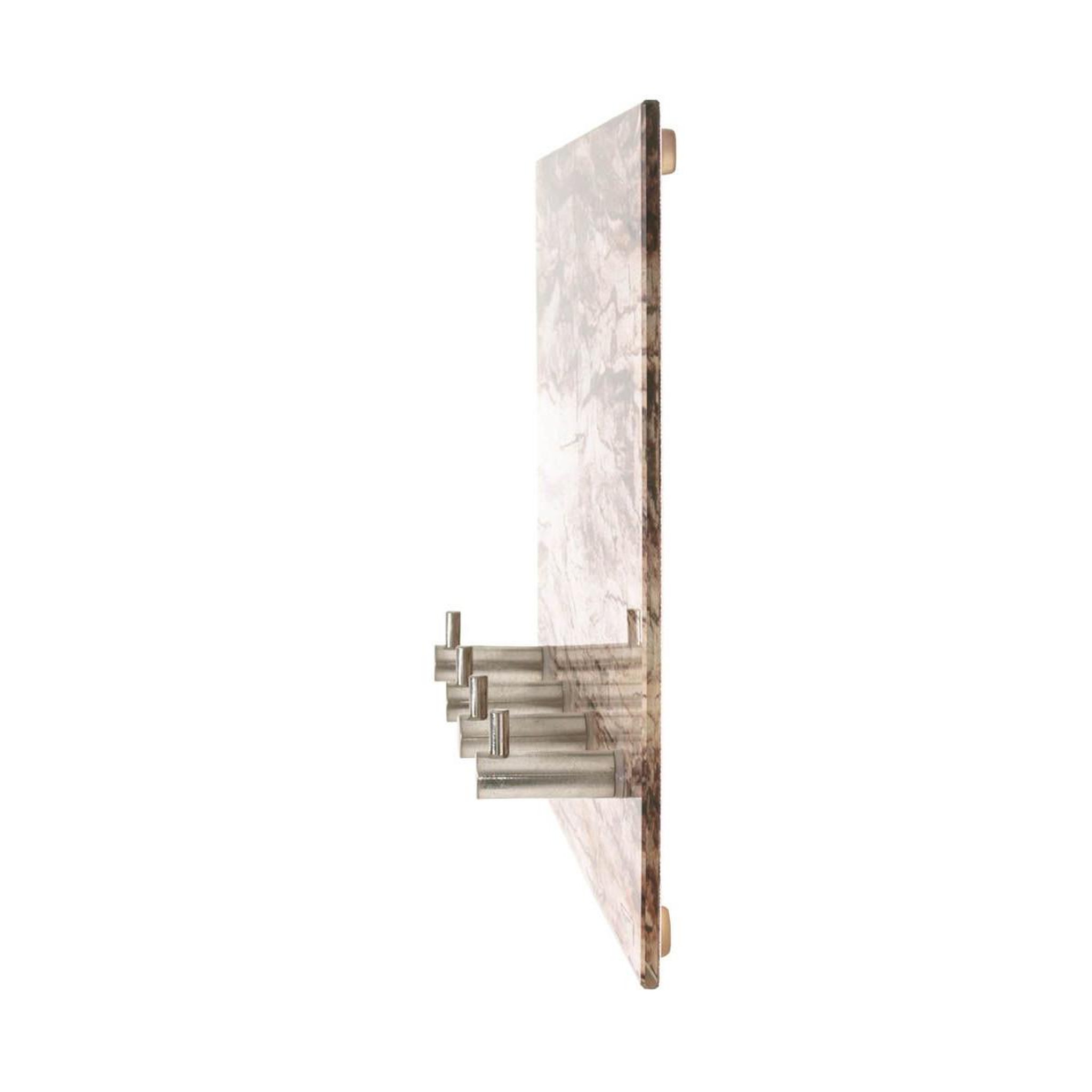 Voir la diapositive 3 : Paris Prix Porte-clés mural en verre  écorce  30cm marron