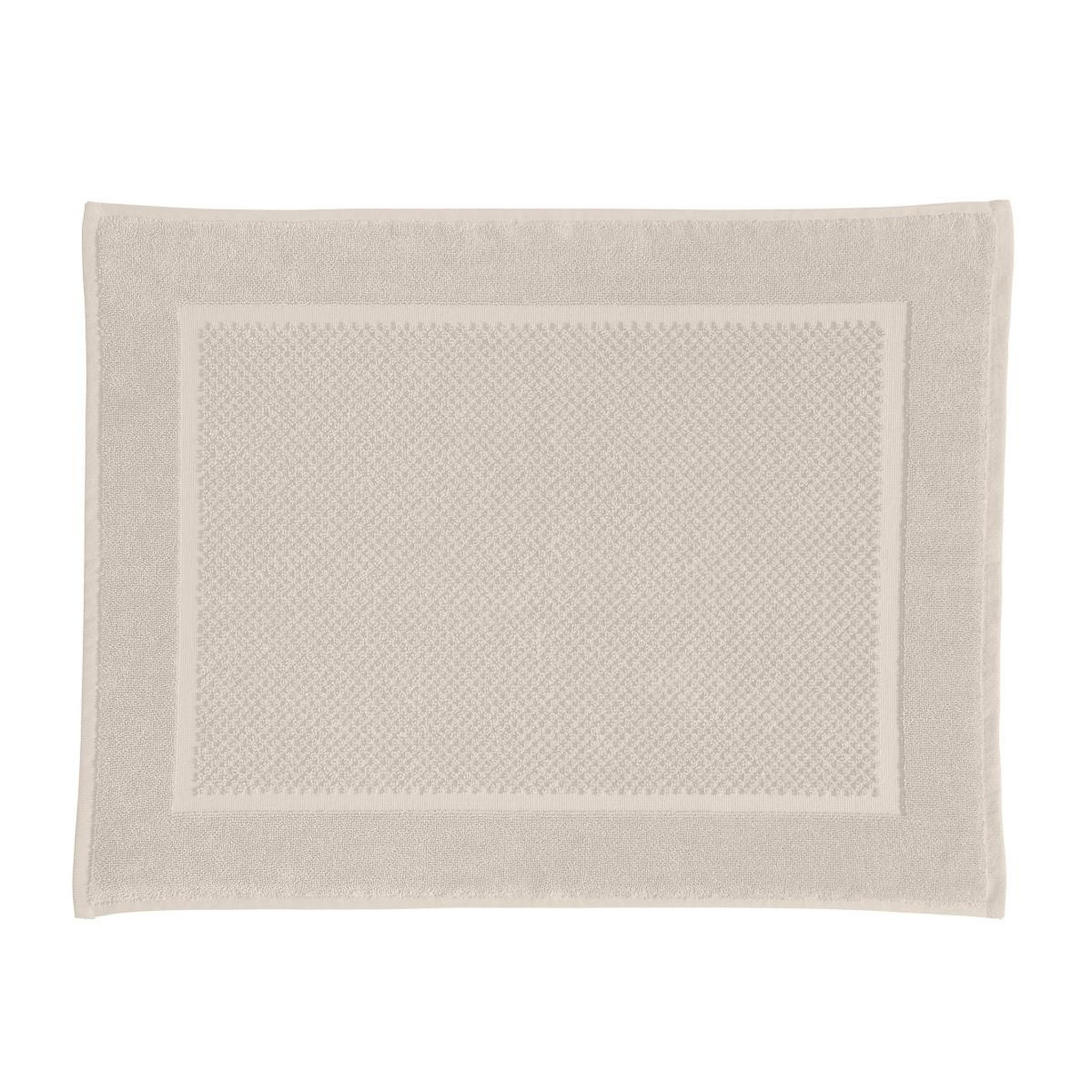 Voir la diapositive 1 : GUY LEVASSEUR Tapis de bain uni en coton éponge Oeko-Tex 50x70cm