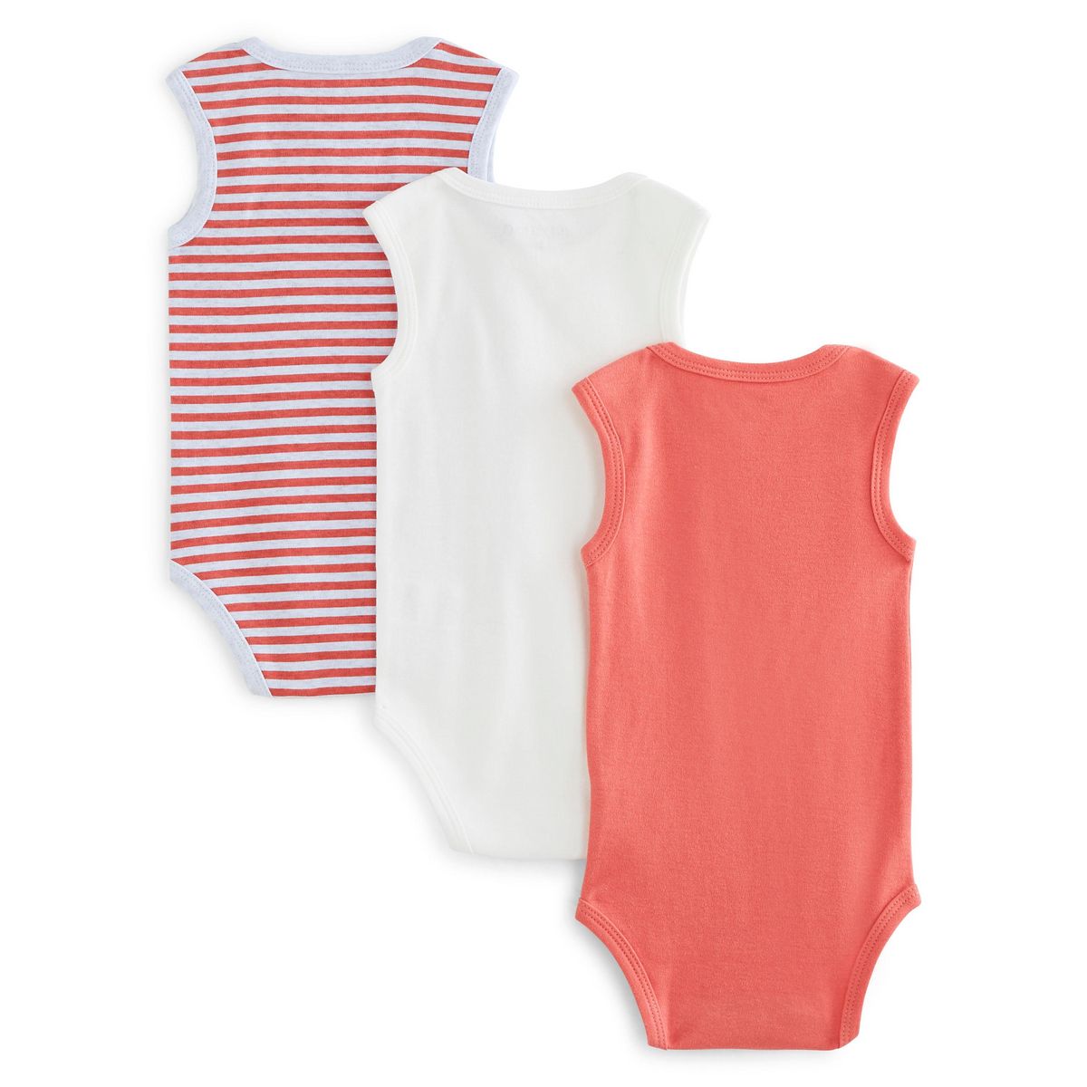 IN EXTENSO Lot de 3 bodies sans manches bébé garçon