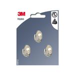 3M Lot De 3 Crochets Adhésif, Vert