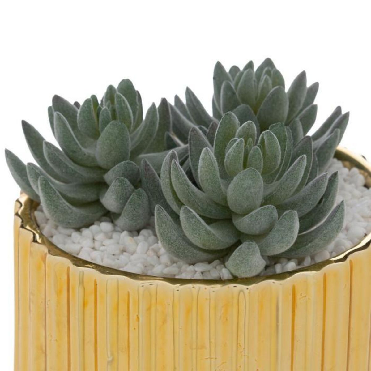 ATMOSPHERA Plante Artificielle en Pot  Le Collectionneur  14cm Or