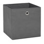 Voir la diapositive 2 : VIDAXL Boîtes de rangement 4 pcs Tissu intisse 28x28x28 cm Gris