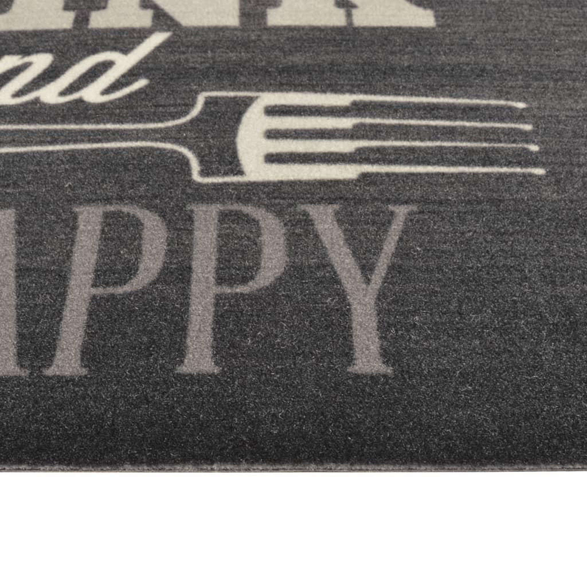 Voir la diapositive 4 : VIDAXL Tapis de cuisine lavable impression cuisine noir 60x300 cm