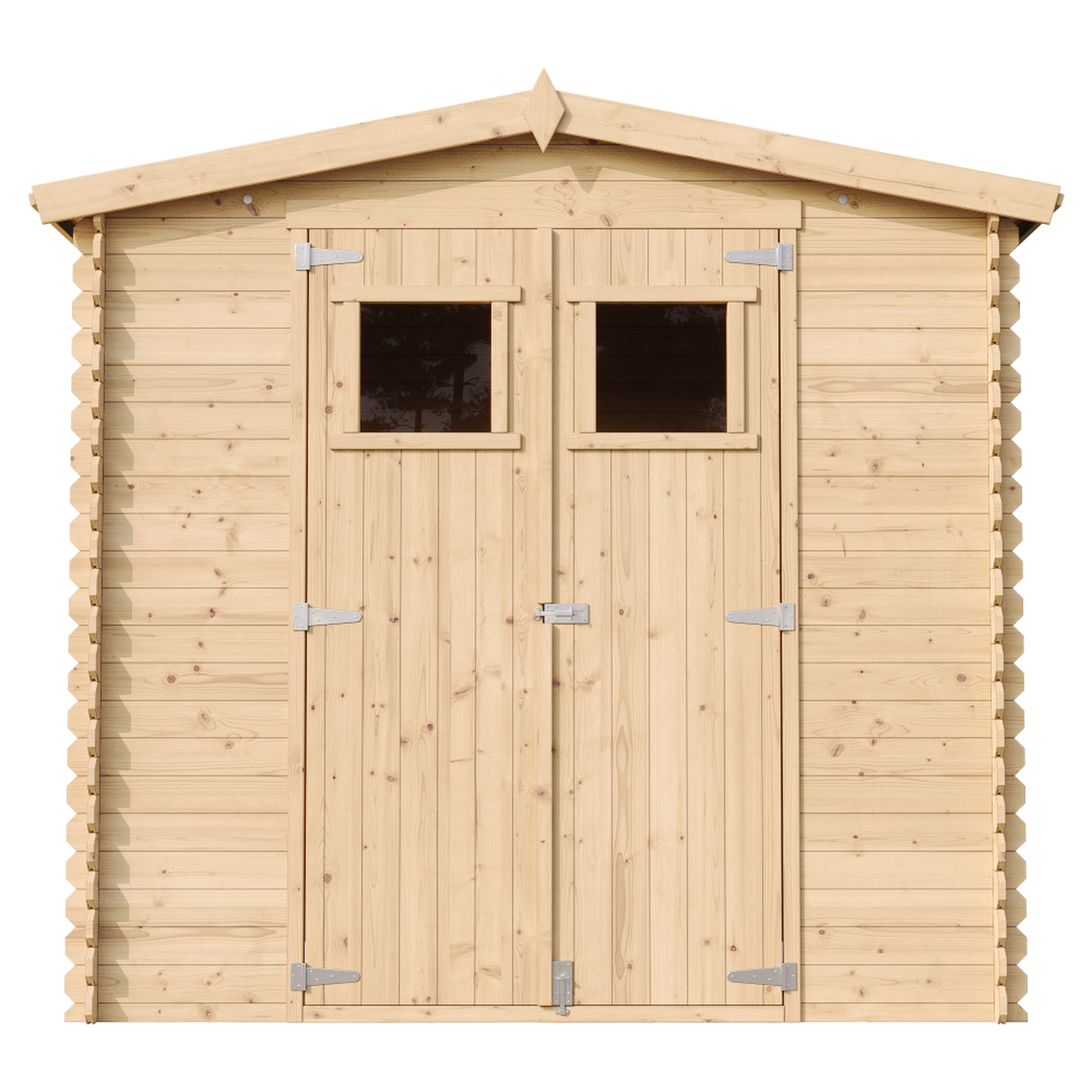 Voir la diapositive 2 : TIMBELA Abri de Jardin en Bois 4.33 m² Cabanon Jardin Exterieur à Outils et Velo avec Fenêtres M369