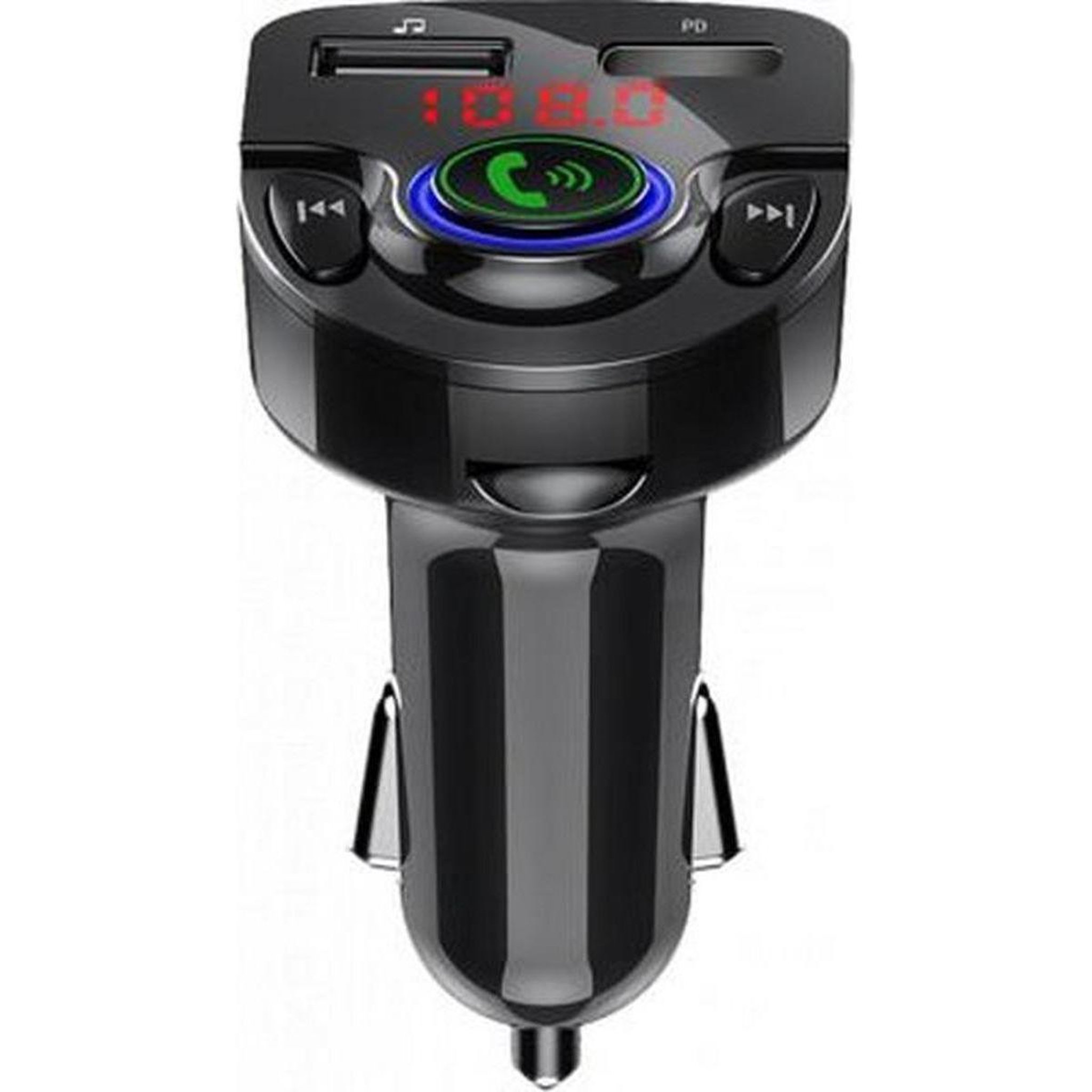 Voir la diapositive 3 : Bigben Connected Chargeur voitur avec transmetteur fm 25w usb-a + usb-c