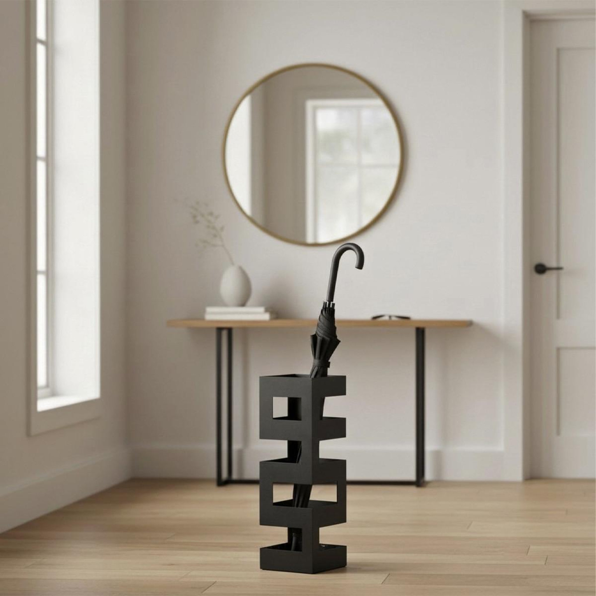 Voir la diapositive 2 : Paris Prix Porte-parapluie design  laqué ii  48cm noir