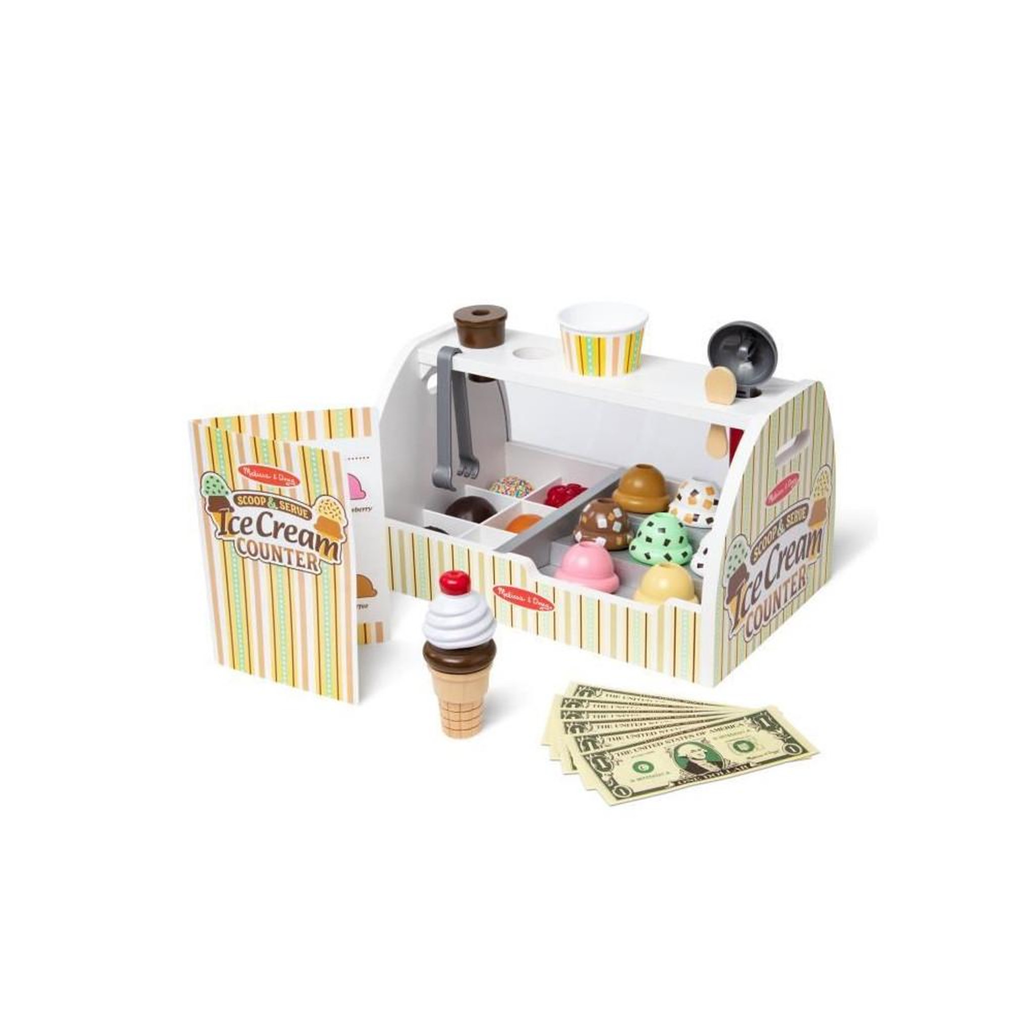 Voir la diapositive 3 : MELISSA & DOUG Comptoir cremes glacées - Mélissa & Doug