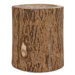 Paris Prix Cache-Pot Rond en Bois  Berk  32cm Naturel