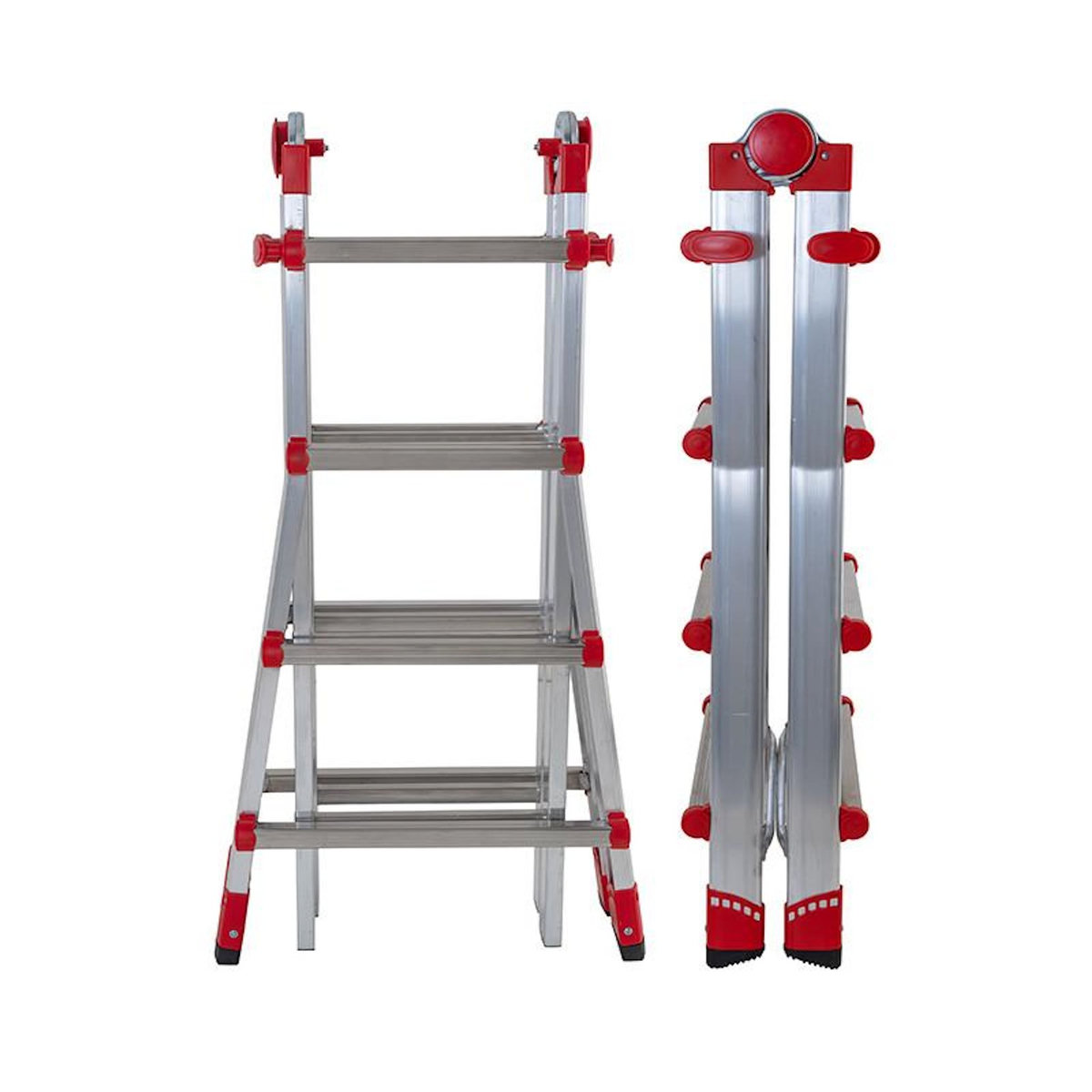 HAILO Echelle multifonction télescopique 4x4 échelons 3,8m/4,7m ProfiStep Multi
