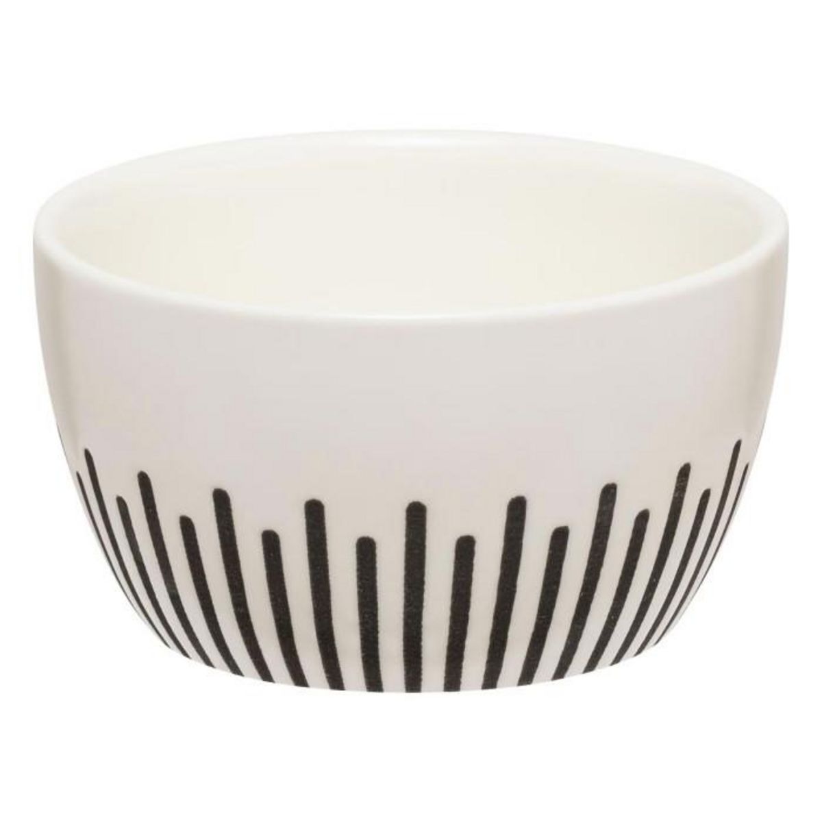 SECRET DE GOURMET Service Apéritif 4 Pièces  Ethnique  32cm Noir & Blanc