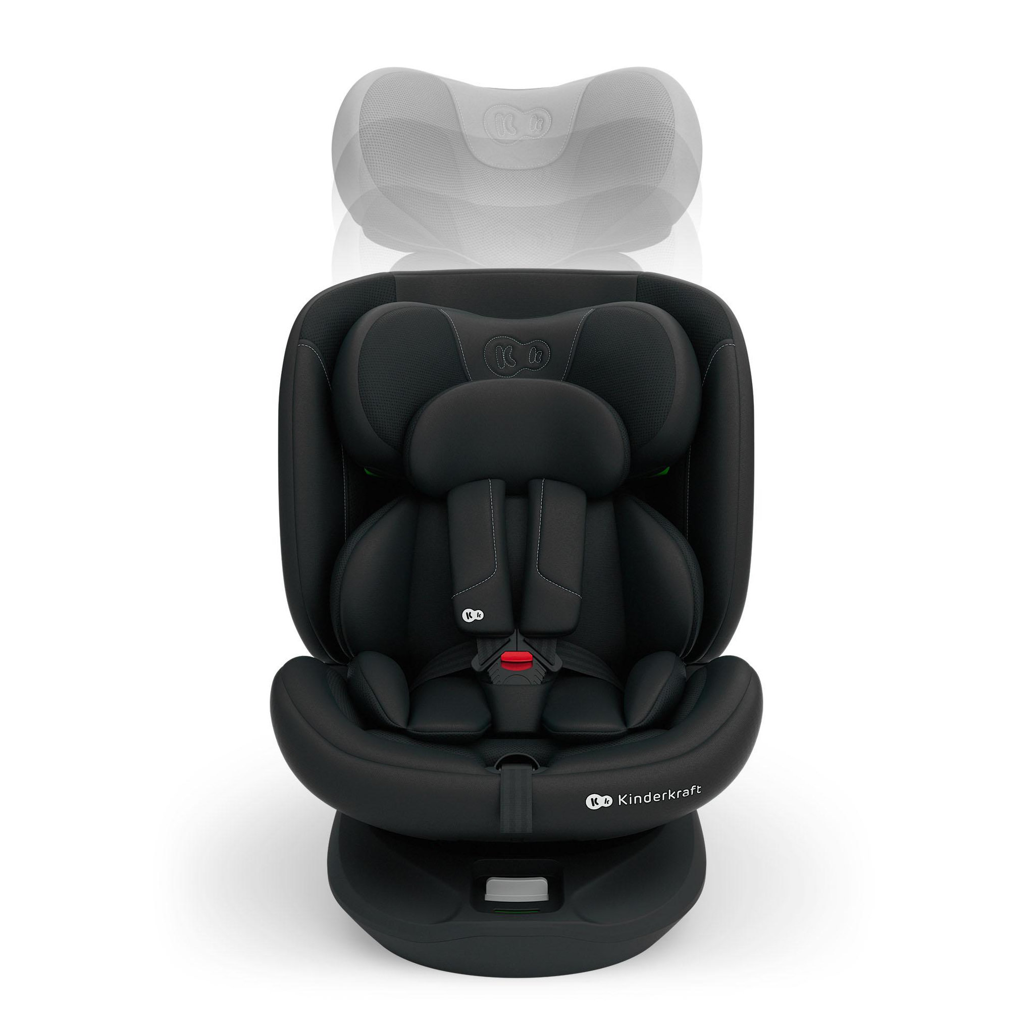 Voir la diapositive 4 : KINDERKRAFT Kinderkraft I-360 2 PLUS, siège auto 4 en 1, 40-150 cm, installation ISOFIX facile, 5 positions d'assise, de 0 à 36 kg, EASY SPIN 360° pour un chargement et un déchargement faciles, Noir