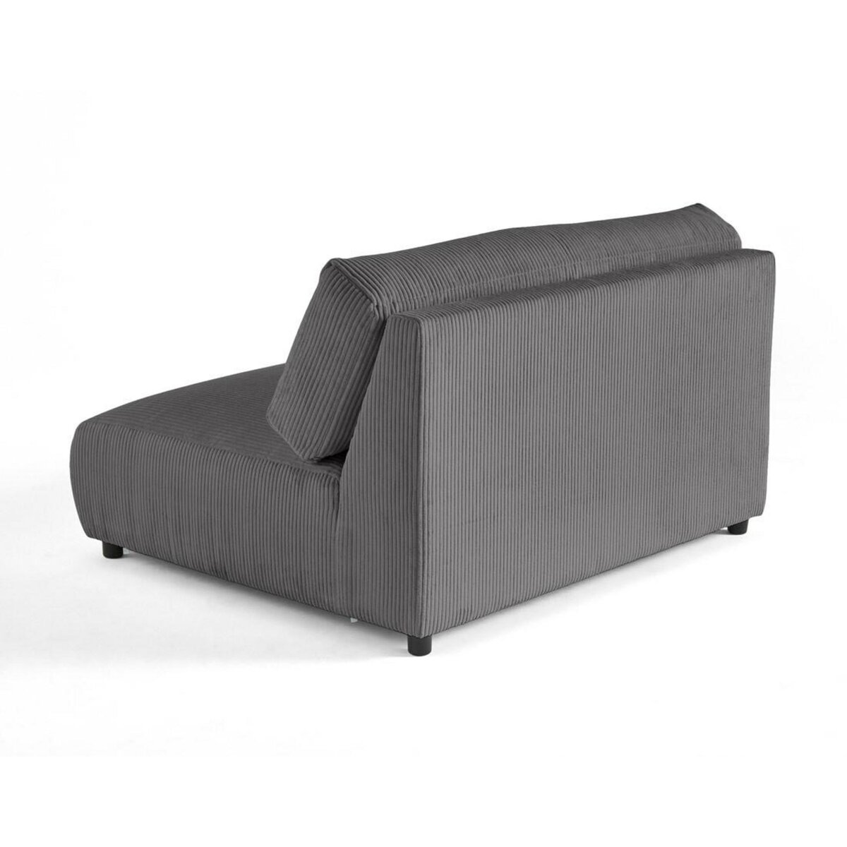 LISA DESIGN Garance - module d'assise 2 places - en velours côtelé