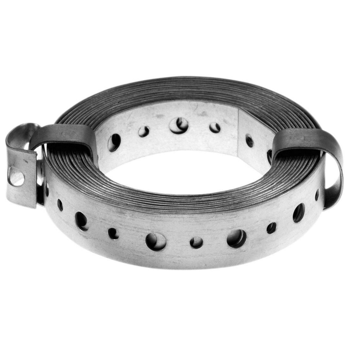 CENTRALE BRICO Bande perforée galvanisé, 20x12 mm