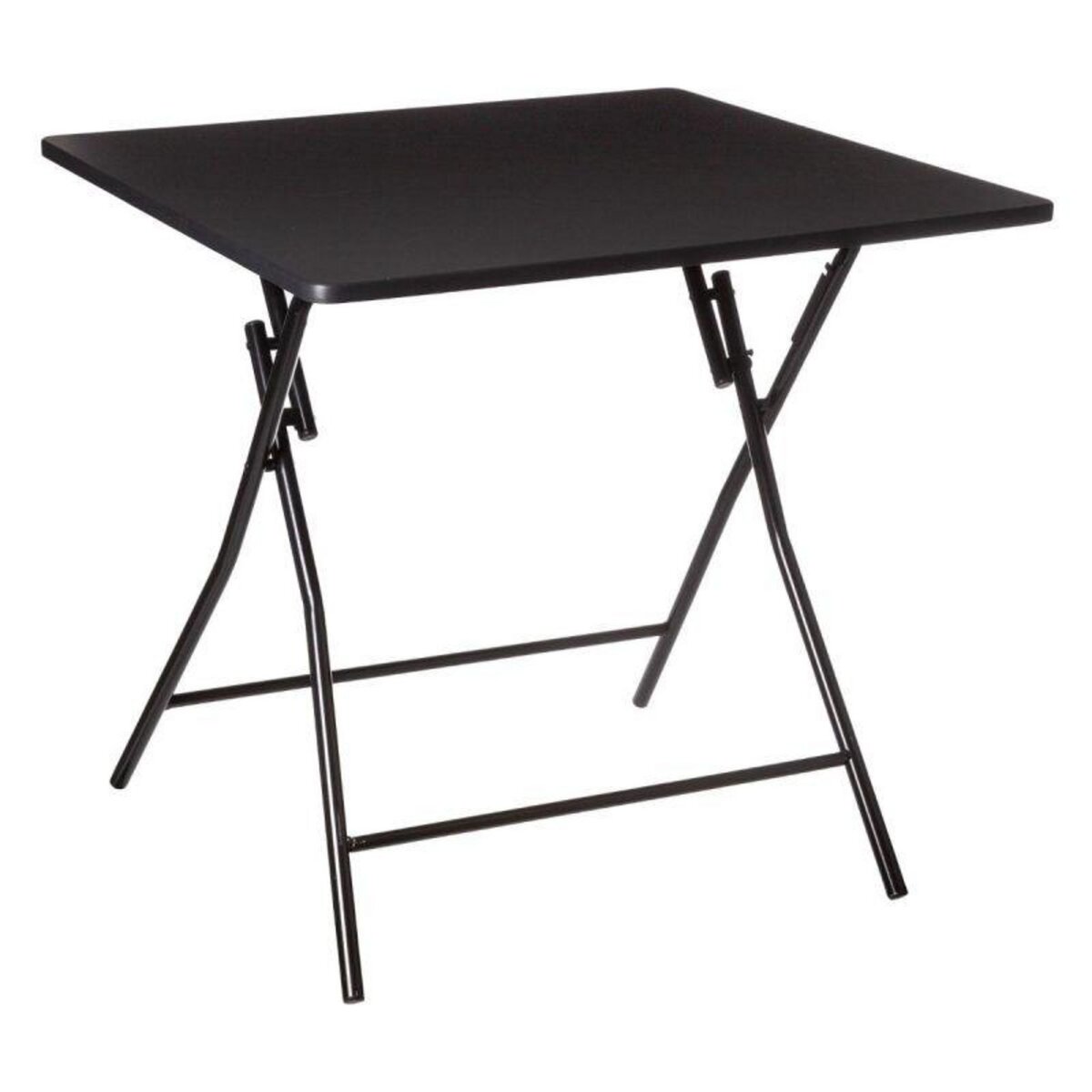  Table Pliante Design  Bivouac  80x80cm Noir