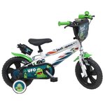  Vélo 12  Garçon  UFO  pour enfant de 3 à 5 ans avec stabilisateurs à molettes