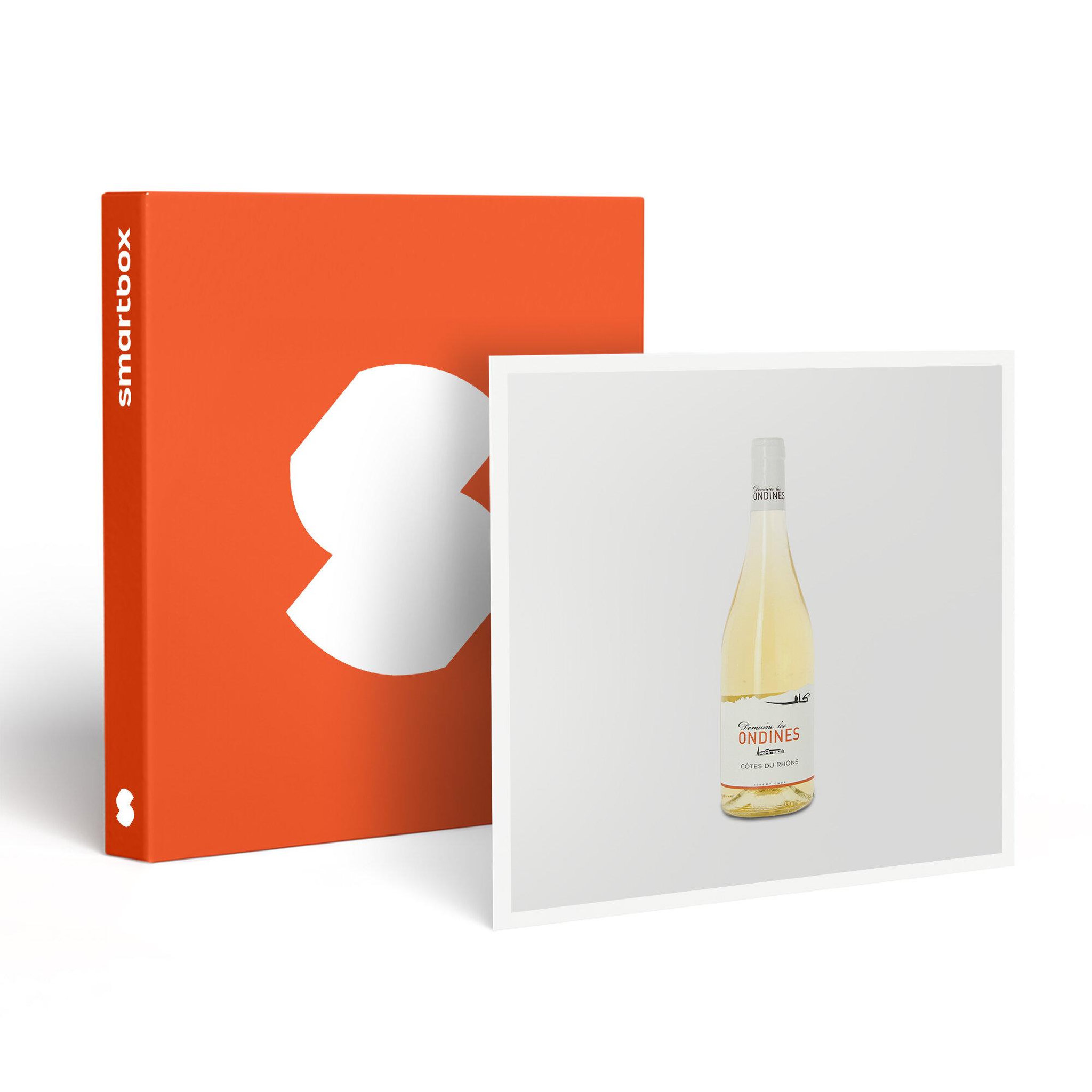 Smartbox Livraison à domicile de 6 vins du domaine des ondines, dans la vallée du rhône - coffret cadeau gastronomie