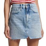 SUPERDRY Jupe en jean  Clair Femme Superdry Mini Skirt. Coloris disponibles : Bleu