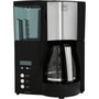 Voir la diapositive 2 : Melitta Cafetière programmable Optima Timer Noir Acier Brossé