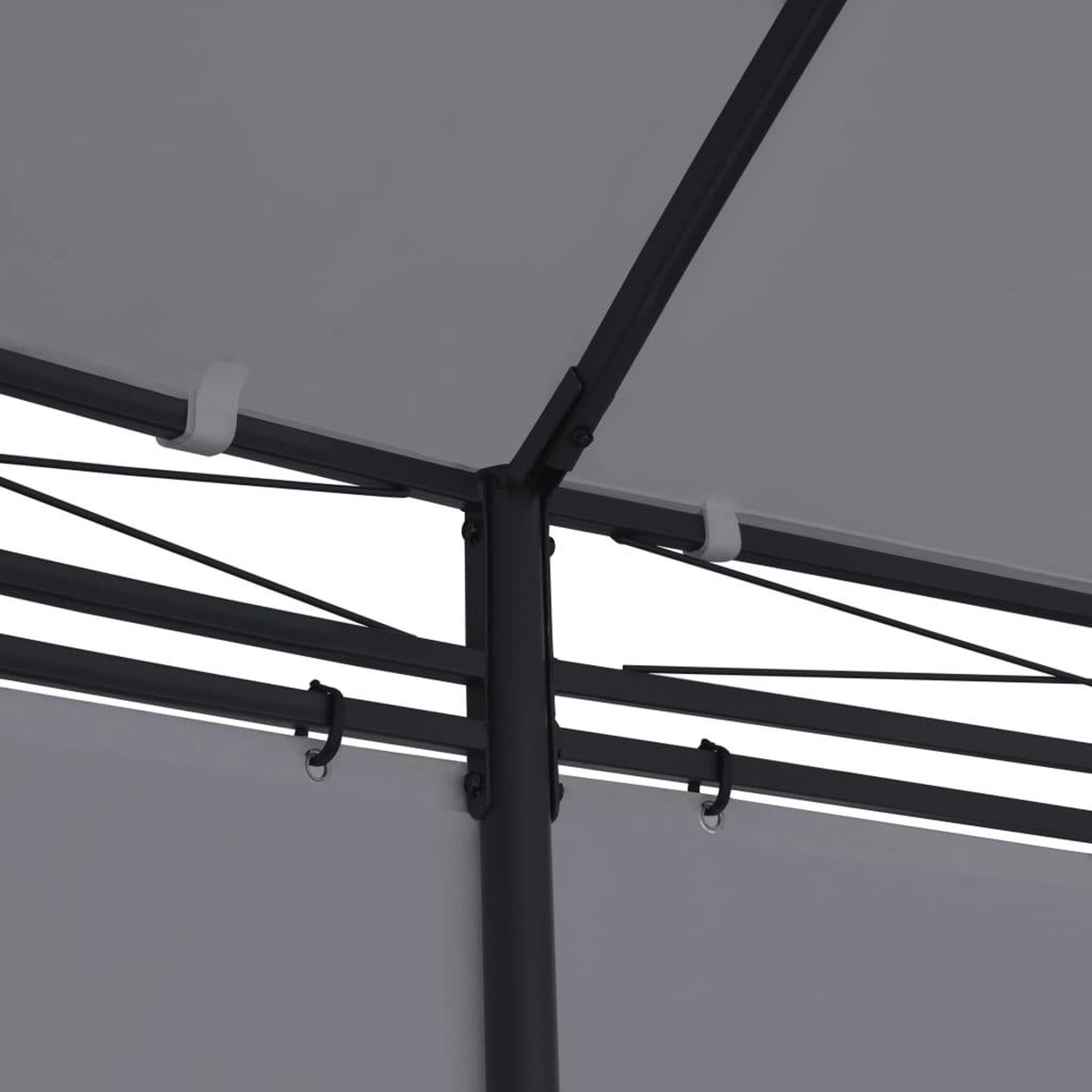 Voir la diapositive 5 : VIDAXL Tonnelle avec rideaux 520x349x255 cm Anthracite