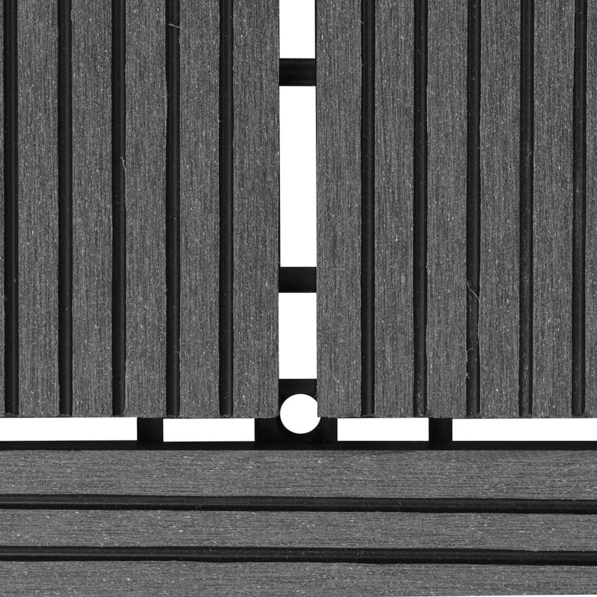 Voir la diapositive 5 : VIDAXL Carreaux de terrasse 22 pcs 30 x 30 cm 2 m^2 WPC Gris