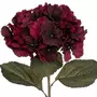 ATMOSPHERA Fleur Artificielle  Hortensia  83cm Rouge Foncé