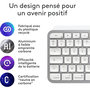 Voir la diapositive 5 : Logitech Clavier sans fil MX Keys S for Mac Gris Pale
